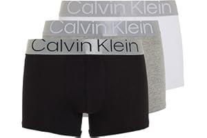 Calvin Klein Trunk 3pk 000nb3130a, Boxer Uomo (Pacco da 3)