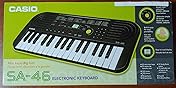 Casio SA-46 32 Mini Keys Musical Keyboard (Black/Green) : Amazon.in ...