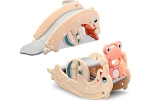 TIKTAKTOO Combinazione 2 in 1, scivolo e altalena per bambini, facile da girare e dall'altalena diventa uno scivolo per bambini per interni ed esterni (senza trasformazione)