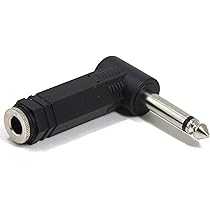 4 Pezzi 6,35 Mm 1/4 Pollici Stereo TRS Spina Per Charra Ad Angolo - Foto 10