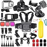 Kuptone 52 IN 1 Accessori Kit per GoPro HERO 12/11/10/9, custodia tenuta stagna+filtri immersioni+Custodia Silicone+supporto 