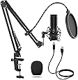 TONOR Q9 USB Mikrofon Kondensator Microphone Kit Nierencharakteristik
