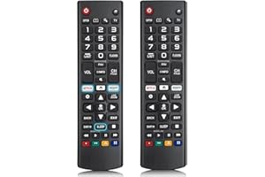 YESIMOLA 2PCS Telecomando per LG Universale, Sostitutivo Telecomando TV LG, Compatibile con LG Telecomando Smart TV Adatto per LG LCD LED High Definition TVS UHD OLED 3D 4K TV(Batterie non Incluse)