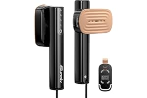 Sundu Steamer for Clothes, Portable 2 In 1 Travel Steamer Iron,15s Fast Heat-up, 4 Modes, LED Display, 20 Minutes of Continuous Ironing Handheld Garment Steamer for Travel and Home Black