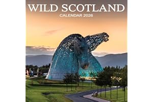 2026 Scotland Calendar: Wild Scotland - Square Wall Calendar - Month to View - 12 Months