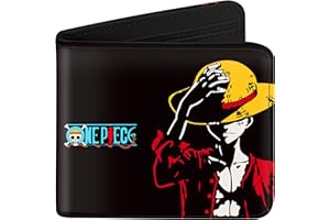 Qerrassa Wallet for Boys Mens Bi-Fold Anime Leather Wallets with Zip Coin Pocket, RFID Blocking Slim Small Purse Cartoon Kawaii Cool Credit Card Holder Thin Coin Purses for Teen Girls Kids, Navigators