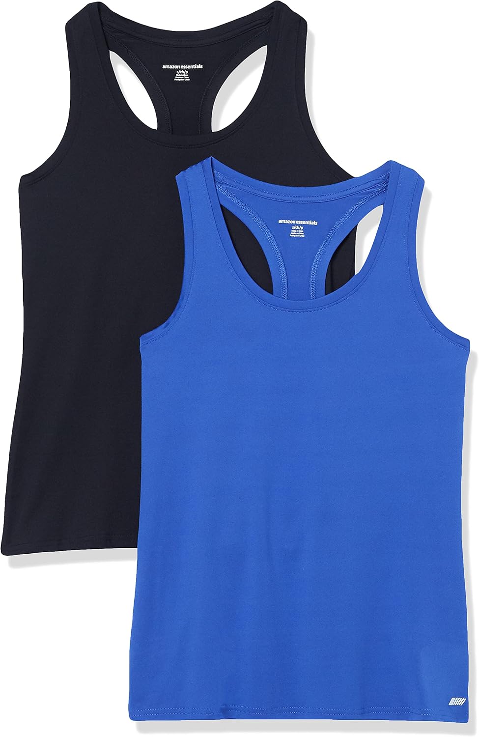 Amazon Essentials Top Deportivo Elástico de Entrenamiento, Secado Rápido y Espalda Nadadora (Tallas Grandes) Mujer, Paquetes Múltiples