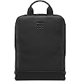 Moleskine Device Bag Classic Leather Collection, Vertical Leather PC Bag, PC Backpack for Laptop, Notebook, iPad, Computer up to 15'', Dimensions 30 x 8.5 x 40 cm, Color Black