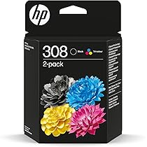 HP 308 E Cartouche d'Encre Noir XL 320p 7FP21UE Imprimante HP Envy