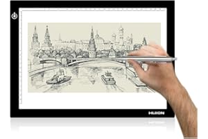 HUION® L4S USB 36x27cm Tavola Luminosa Led Tavoletta Luminosità Portatile Light Board Luminosità Regolabile Tracing Light Pad per Disegnare Schizzi, Gli Artisti, Disegnare, Animazion