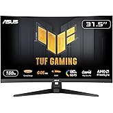 ASUS TUF Gaming VG32WQ3B, Monitor Curvo da 31,5", Quad HD VA (2560x1440), 0,5 ms (GTG), 180Hz, Tecnologia Extreme Low Motion 
