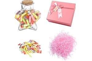 DERJDISF Sorprende a tu Novio - Paquete de Regalos para Aniversario de Pareja, con Tarjetas de Regalo Amazon - Regalos Originales para Parejas con Botella de Deseos Estrella