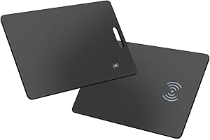 QUEVATI Wallet Finder für Android, Google Certified Wallet Tracker Card, Wireless Rechargeable Smart Tracking Card, Item Finder for Wallet, Bags, Passport, Luggage