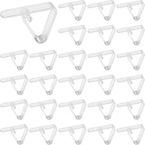 Clips Sujetamanteles Transparentes - 26 Piezas, 2 Tamaños, Para Mesas De 2cm A 5.5cm De Grosor ¡Mantén Tu Mantel Fijo!