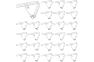 AUAUY 27 Stück Tischdecken Clips Kunststoff, Transparent Tischdeckenklammern, Tischdeckenbefestigung Picknick-Tischdecken Clips für Drinnen Draußen, Picknick-Ausflüge, Gartenbuffets, Outdoor-Partys