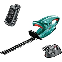 Bosch Akku Heckenschere EasyHedgeCut 12-35, Akku, Ladegerät, Karton (12 V, 2,5 Ah, 35 cm Messerlänge) & Wechsel-Akku PBA…
