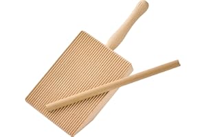 Küchenprofi Gnocchi 0804042500 deska do makaronu do gnocchi i garganelli, drewno bukowe, wyprodukowano we Włoszech