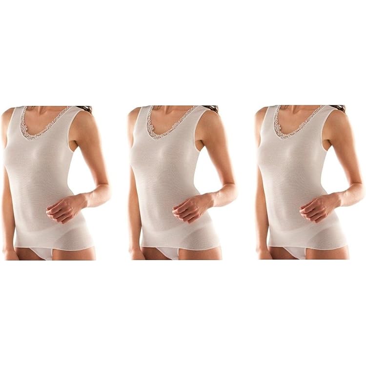 Set N°2 Canottiera Bimba LIABEL Taille 5 Ans - Blanc, Laine Et Coton, Neuf Avec étiquettes