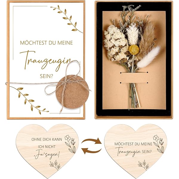 Brautjungfern-Antragsbox-Set Mit Karten | 10 Boxen, Terrakotta, Für Geschenke & Anfragen
