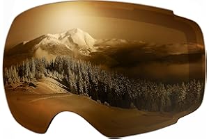 OutdoorMaster Maschera da Sci PRO Lente di ricambio - 10+ Scelta