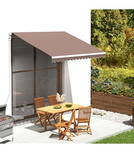 TENDA DA SOLE TEMPOTEST PARA BRACCI BALCONE CAPPOTTINA BARRA QUADRA A CADUTA eBa