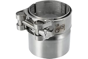 X AUTOHAUX Motorrad Auspuff Rohradapter Edelstahl 51-56mm 2.0"-2.2"