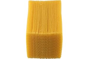 EASYBYMALL Lot de 30 feuilles de cire d'abeille pour ruche nationale - 9 x 13,2 cm - Cire d'abeille pour outils d'apiculture