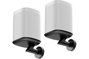 delEYCON Wall Mount for Sonos One, SL & Play:1 - Black (2pk)