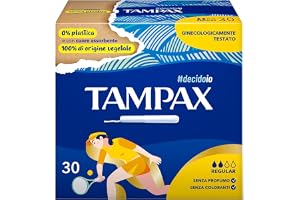 Tampax blå vanlig låda 30 x tamponger med applikator