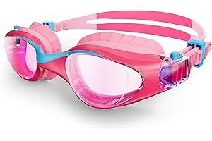 HIGAHY Schwimmbrille Kinder - Taucherbrille für Jungen und Mädchen mit UV-Schutz und Anti Beschlag Schutz, Wasserdichte und klare Jugend Schwimmbrillen, Profi Kinderschwimmbrillen für 6-14 Jahre