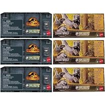 Jurassic World Rebirth Jurassic World Dominion Dinos Minis Surprise - Caja Combinada De 6 Mini Dinosaurios Sorpresa, Coleccionables, Para Niños Desde 3 Años