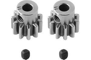 OTOTEC 2pcs 11T 0.8/32 Pitch Pinion Gear with Screw Compatible with Traxxa-s TRX4 TRX-4 TRX-6 Compatible with Slash 4x4 Compatible with Stampede 4x4