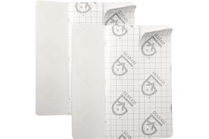 GEAR AID Parches flexibles de cinta Tenacious para reparación de vinilo y tela, transparentes, dos parches de 7.6 x 12.7 cm, paquete de 2