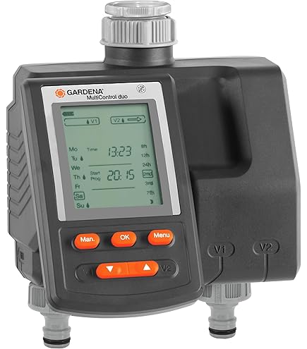 Programmatore Irrigazione Claber Dual Logic 8485 - Timer Automatico 2 Vie Per Prato