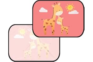 astarye Solar Protection Car SunShade Side Window Windscreen Roof Window for Children,Car Sun Shade 2 Pack - Car Window Shades Pink