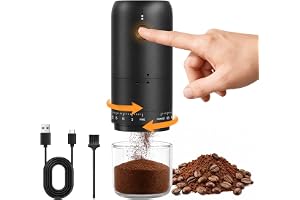 MERTTURM Bärbar Elektrisk Kaffekvarn med Keramiskt Koniskt Malhjul