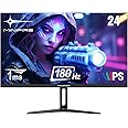 Minifire 24 inch Gaming PC Screen, 180Hz, 1ms, AdaptiveSync, IPS Monitor, FHD, 110% sRGB, 2xHDMI/1xDP Ports, BluelightShield,