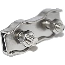 Morsetti Duplex M6 In Acciaio Inox 304 Per Cavi - Set 6 Pezzi, Per Fune Metallica, Stendibiancheria, Vele - Foto 3