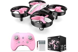 ‎HOLY STONE Holy Stone HS210 Mini Drohne für Kinder und Anfänger,RC Quadrocopter Drohnen mit Automatische Höhenhaltung,360°Rollen,Kopfloss Modus,One Key Start Geschenk Spielzeug für Jungen Mädchen,Rosa,C0