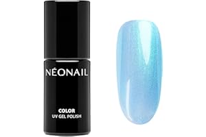 ‎NÉONAIL NEONAIL Lakier hybrydowy do paznokci Niebieski Shimmering Waves 7,2 ml UV LED