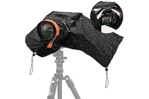 K&F CONCEPT Housse de Pluie pour Appareil Photo, Caméra Couverture Housse de Protection imperméable et Anti-poussière pour Nikon Canon Sony Appareil Photo DSLR