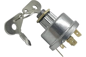 NOBRAND Senb Tractor Ignition starter switch with 2key replacement for Massey Ferguson Case