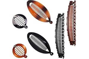 SZZETK 6 Fermagli Per Capelli a Banana, Clip Di Banana, Clip Per Capelli Spessi, Per capelli e Banane, Accessori Per lo Styling Dei Capelli a Incastro, Per Donne e Ragazze