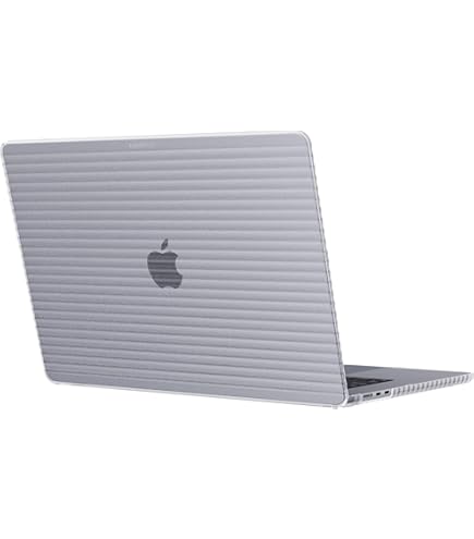 Tech21 Evo Clear Hardshell Case for MacBook Pro 14 2021, Clear