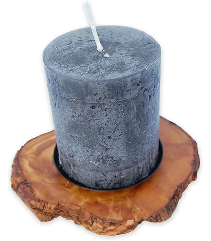 Marrakesch Teelichthalter Set – 2x Vintage Kerzenständer Aus Holz & Metall, Deko Für Wohnzimmer, Balkon, Party