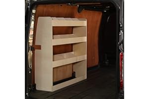 VANIFY Estanterías para furgonetas - Se ajusta a FORD TRANSIT CUSTOM L2 2012+ Estantería trasera para el lado del conductor