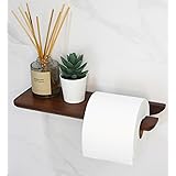 Toalettpappershållare av trä – Väggmontering, Toalettpappershållare för Kök och Badrum