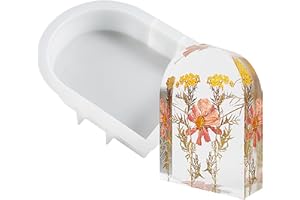 Cayway Schmuck Silikonform Groß Gewölbt Silikonformen Epoxidharz Formen Epoxy Resin Moulds Silicone für Blumenkonservierung, Haus Dekoration