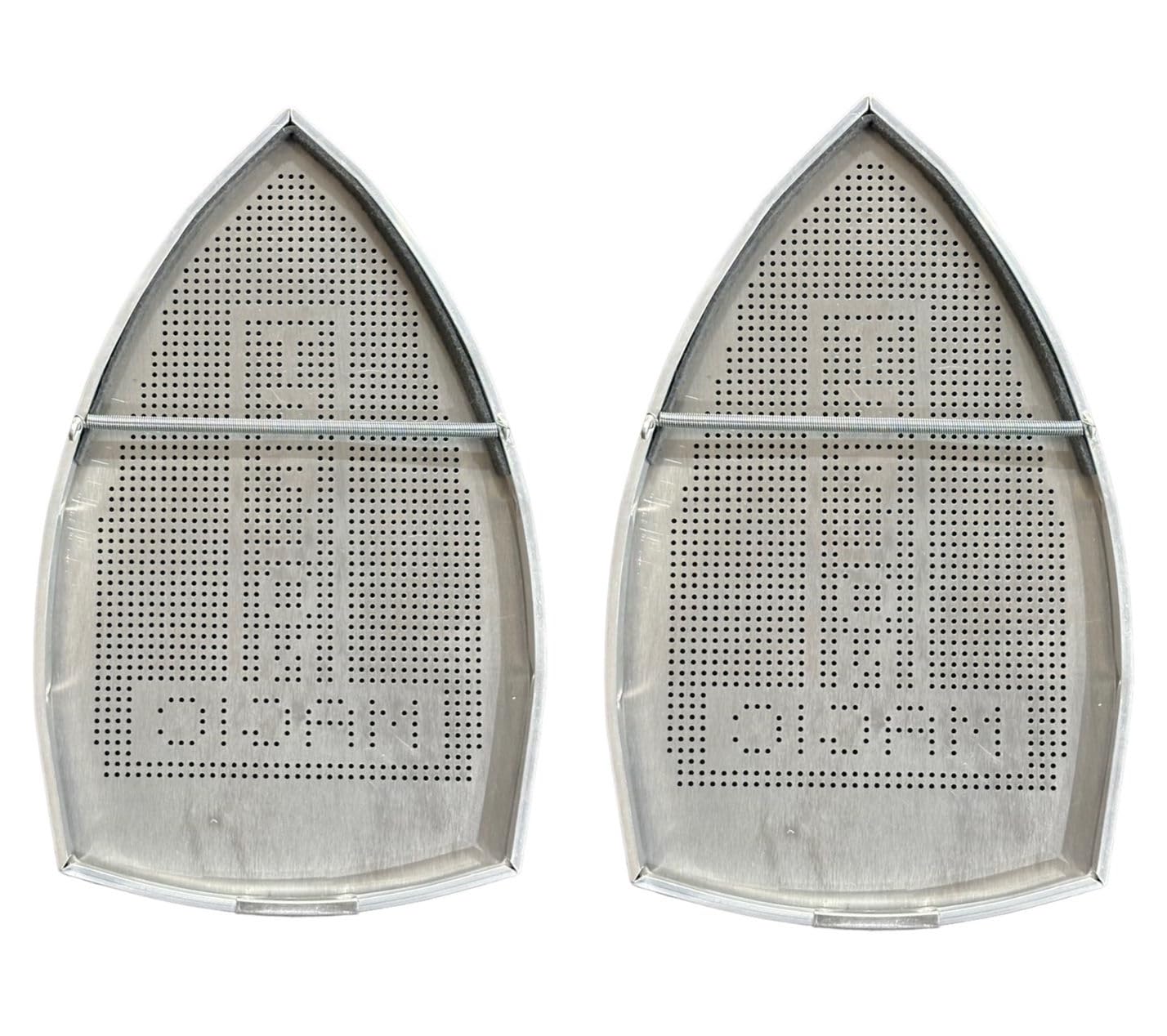 Zenith Pack of 2 Teflon Ironing Shoes: Big Size Non-Stick Surface | Protects Fabric & Soleplate