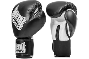 METAL BOXE Enfant Pb480n Gant de boxe initiation, Noir, 4 oz EU